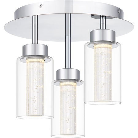 Quoizel Jade Flush Mount Led Light Polished Chrome PCJAD1614C